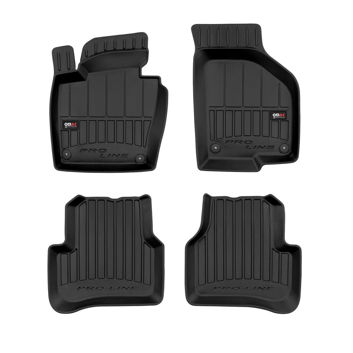Volkswagen Passat Floor Mat - Omac - Premium TPE - Black - '10-'14